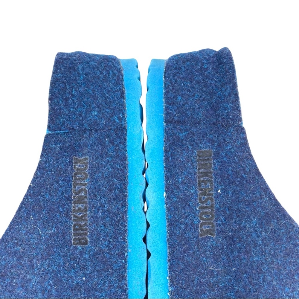 BIRKENSTOCK KAPRUN RIVET FELTED DOUBLEFACE WOOL SLIP ON MULE CLOG SLIPPER RARE - Picture 11 of 14